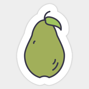 Cute Pear Sticker